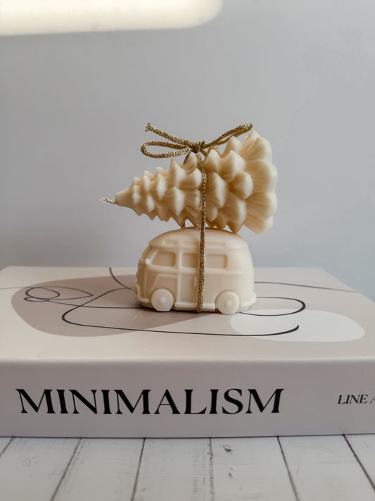 Kerze Coming Home for Christmas