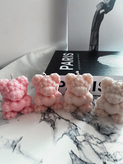 Kerze Rosen Teddy