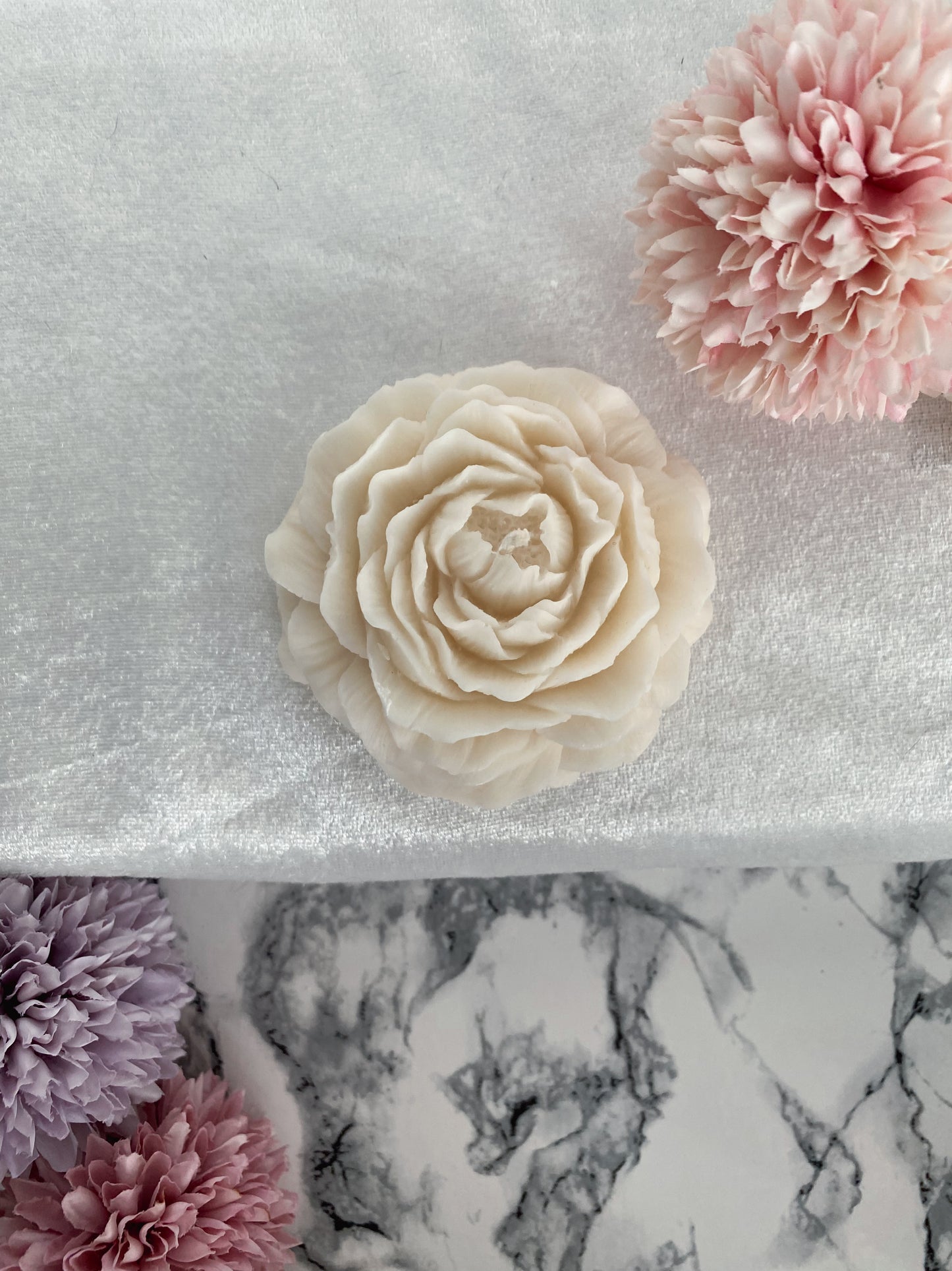 Kerze Pfingsrose